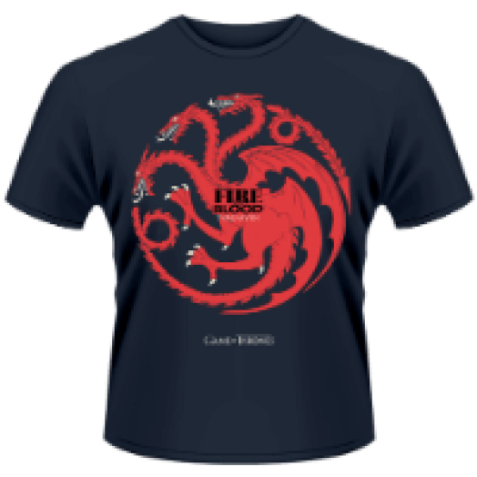 Trónok Harca - Fire and Blood T-Shirt XL