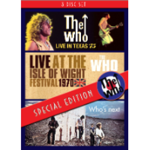 Live In Texas '75 - Live At The Isle Of Wight Festival 1970 - Who's Next DVD
