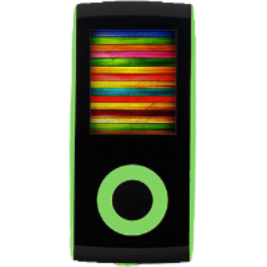 630 MSD 4GB-os MP3/MP4 lejátszó, zöld