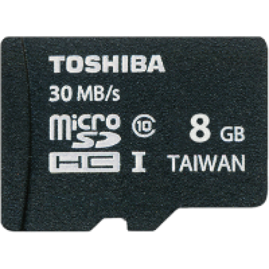 microSDHC 8GB kártya Class10 + adapter