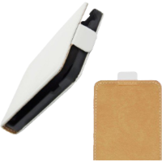 Sony Xperia Z1 Compact fehér flip bőr tok