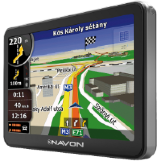 N495 autós navigáció + iGO8 Magyarország térkép 1 év frissítéssel