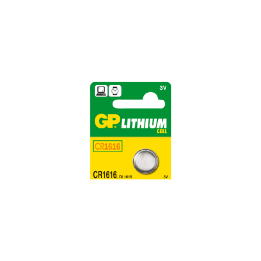 GP CR1616 lítium gombelem, 1db 5-ös téphető levél blisteren