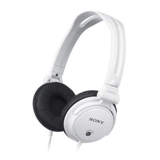 Sony MDR-V150 fordítható hangsugárzós fejhallgató,fehér
