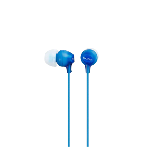 Sony MDR-EX15 mikrofonos fülhallgató, kék