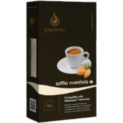 SOFFIO MANDORIA kávékapszula Nespresso kávéfőzőhöz, mandula ízű