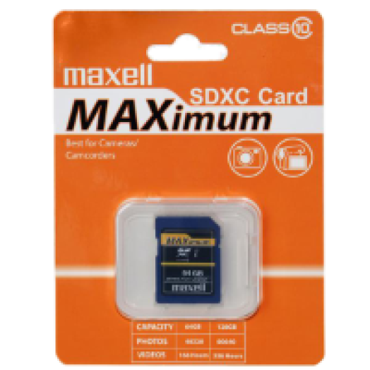 MicroSDXC 64GB kártya CL10