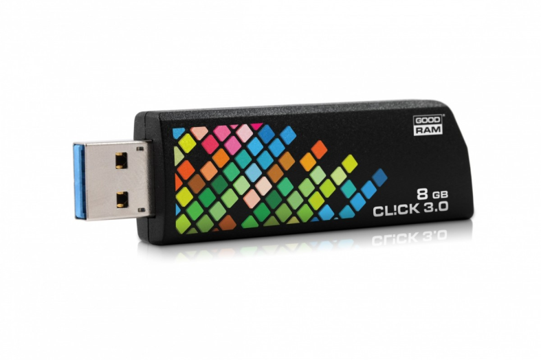 Goodram Click 8GB USB memória 3.0,  fekete