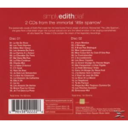 Simply Edith Piaf CD