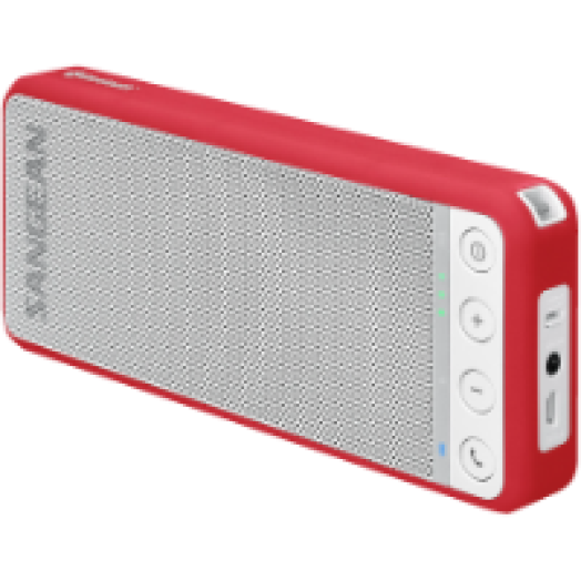 BLUETAB BTS-101 R hordozható sztereó Bluetooth hangszóró (piros)