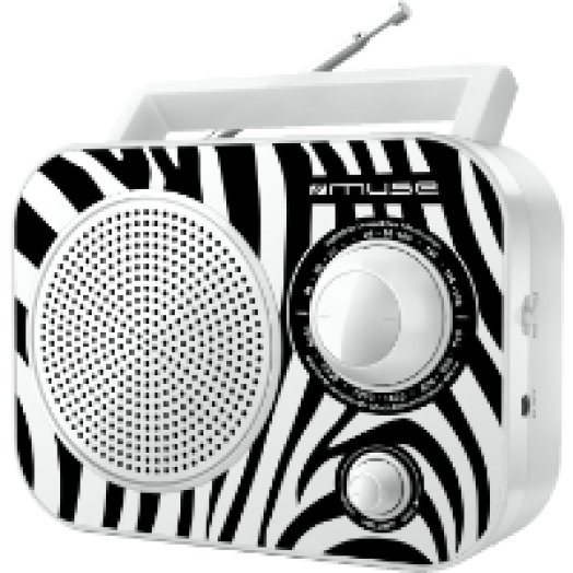 M-060 ZW hordozható rádió, zebra mintás