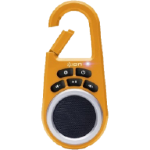 Clipster csíptethető mobil bluetooth hangszóró, narancssárga