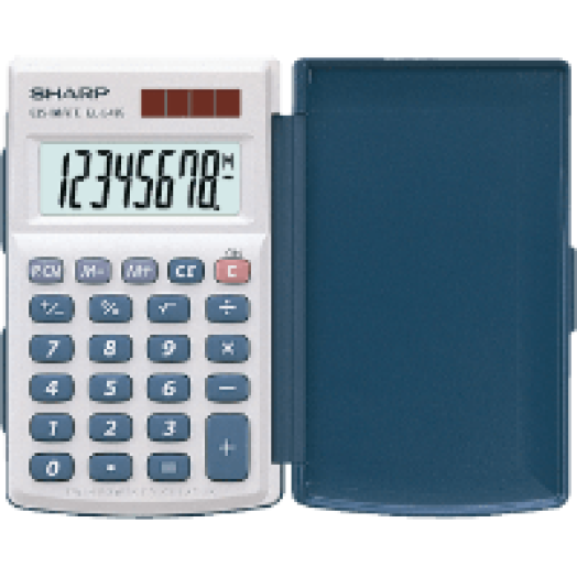 EL 243 S ezüst/kék számológép