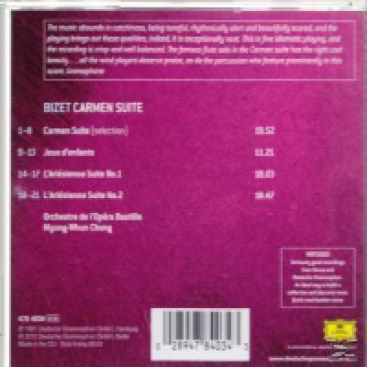 Bizet - Carmen Suite / L'Arlésienne Suites CD