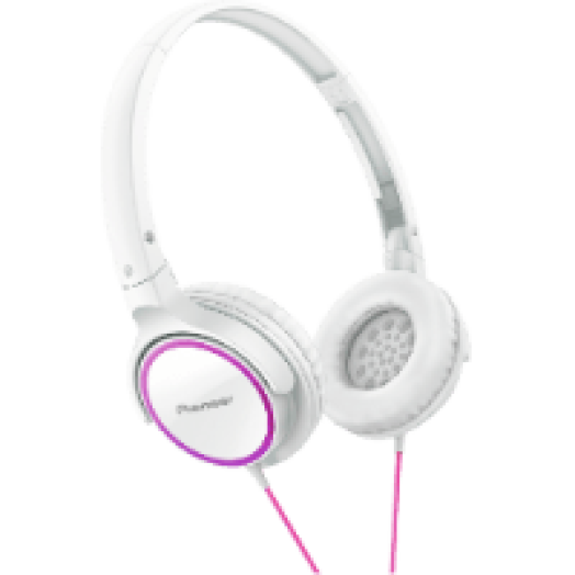 SE-MJ512-PW fejhallgató, pink-fehér