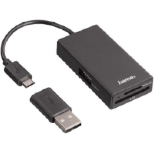 Kártyaolvasó/USB hub/OTG adapter (54141)
