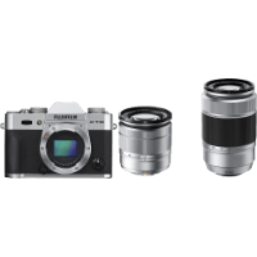 FinePix X-T10 + 16-50 mm + 50-230 mm ezüst Kit