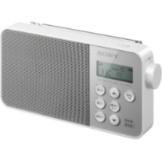XDR-S40DBP hordozható digitális rádió, fehér