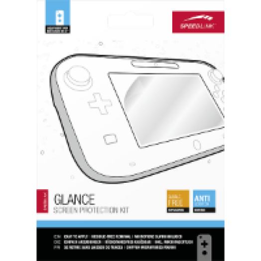 Wii U GLANCE átlátszó képernyő védő fólia csomag