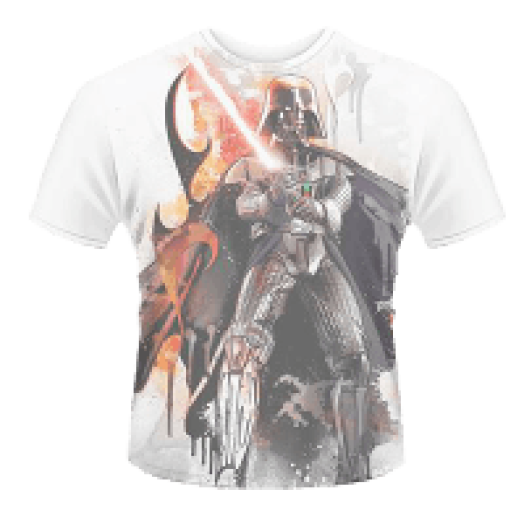 Star Wars - Vader Stencil (Dye Sub) T-Shirt L