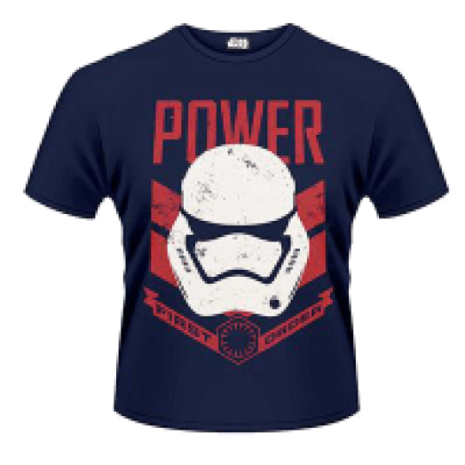 Star Wars The Force Awakens - Stormtrooper Power First Order T-Shirt M