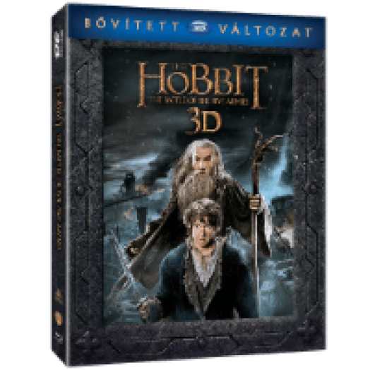 A Hobbit - Az öt sereg csatája (Bővített változat) (szobros) 3D Blu-ray