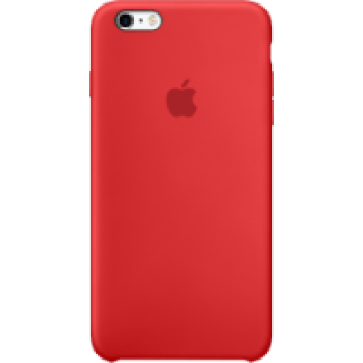 iPhone 6S Plus szilikon tok piros (MKXM2)