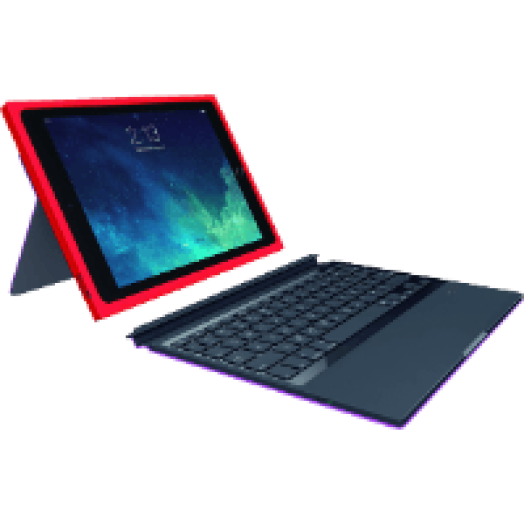 Blok piros bluetooth billentyűzetes tok iPad Air 2-höz (939-001251)