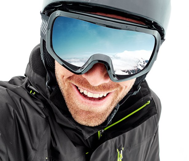 Sí- és snowboard szemüveg, fekete