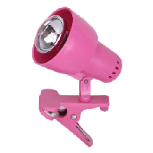4344 Clip, szpot lámpa, E14 R50 1x MAX 40W, rózsaszín