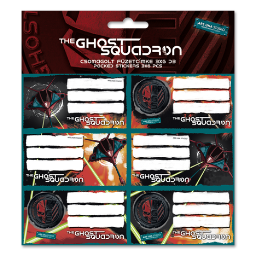 The Ghost Squadron  csomagolt füzetcímke (3x6 db)