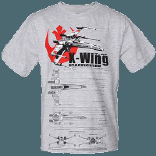 Csillagok háborúja - X-Wing Starfighter T-Shirt Gyerek 128-134