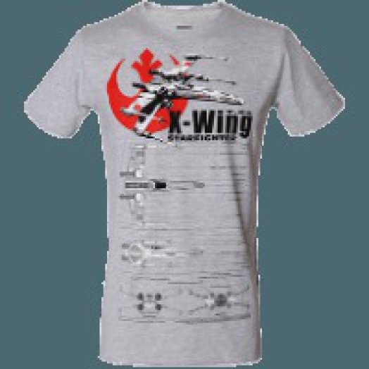 Csillagok háborúja - X-Wing Starfighter T-Shirt S