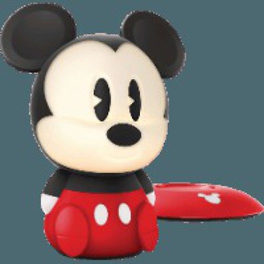 Mickey egér -indukciósan tölthető, akkumulátoros, puha, LED-es éjszakai fény, kapcsoló automatika