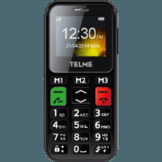 Telme C150 fekete mobiltelefon