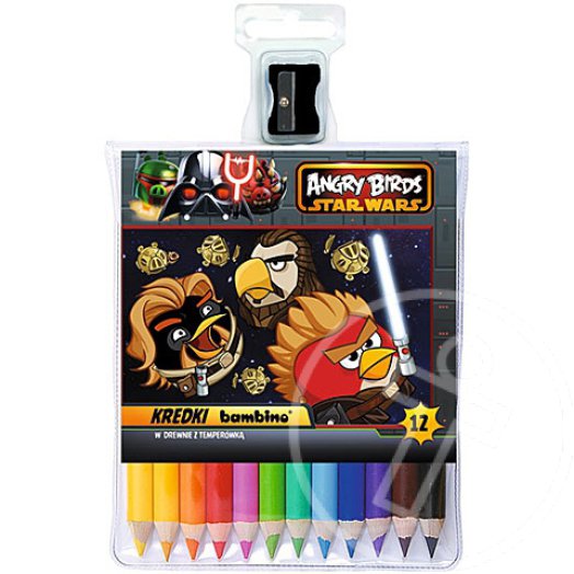 Angry Birds Star Wars színes ceruza szett 12db