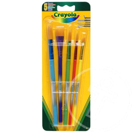 5 db különböző vastagságú ecset - Crayola