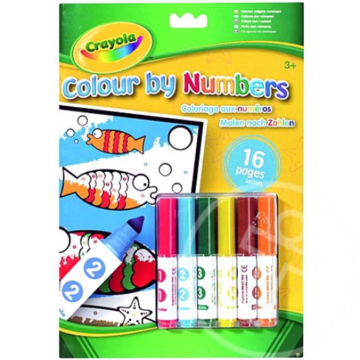 Crayola: 16 lapos szám szerinti kifestő
