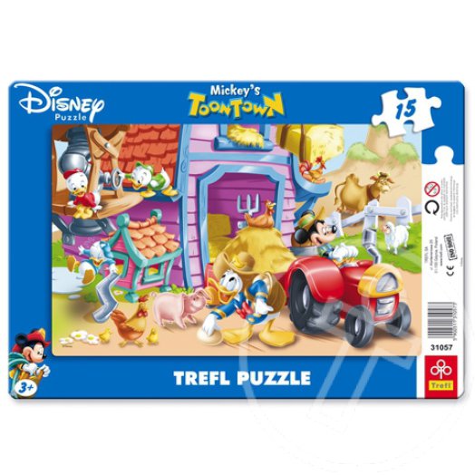 Donald és Mickey a farmon 15 db-os puzzle