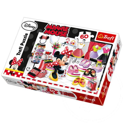Minnie: Vásárlási őrület 60 db-os puzzle - Trefl