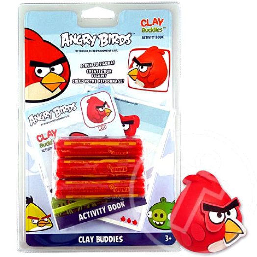 Angry Birds: Gyurma madár készítő szett - narancs madár