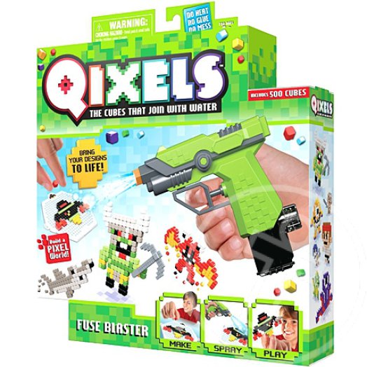 Qixels Fúziós pisztoly játékszett 500db-os