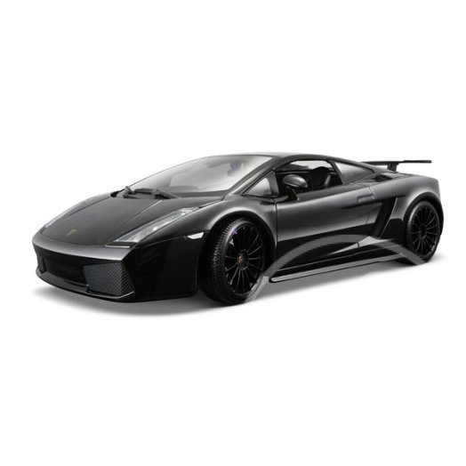 2007 Lamborghini Gallardo Superleggera autómodell - 1:18, fekete