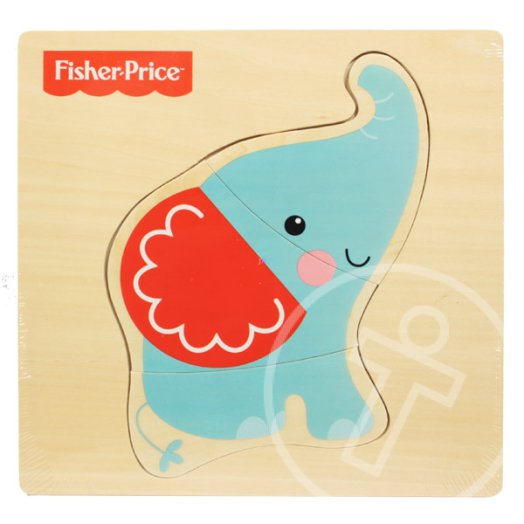 Fisher-Price állatos fa puzzle - elefánt