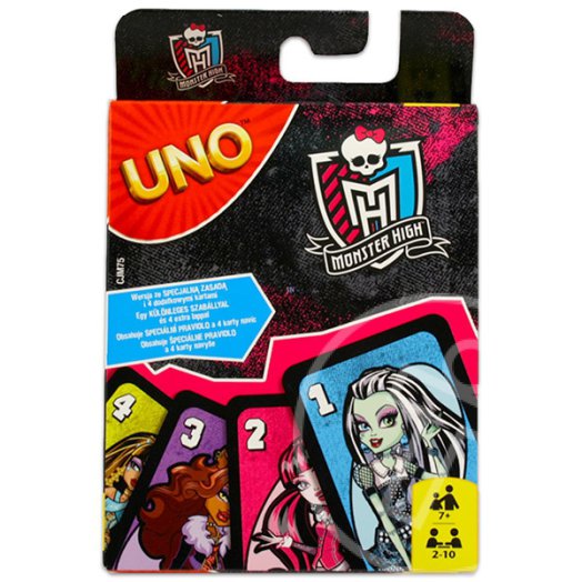 Monster High: UNO kártya - különleges szabályokkal