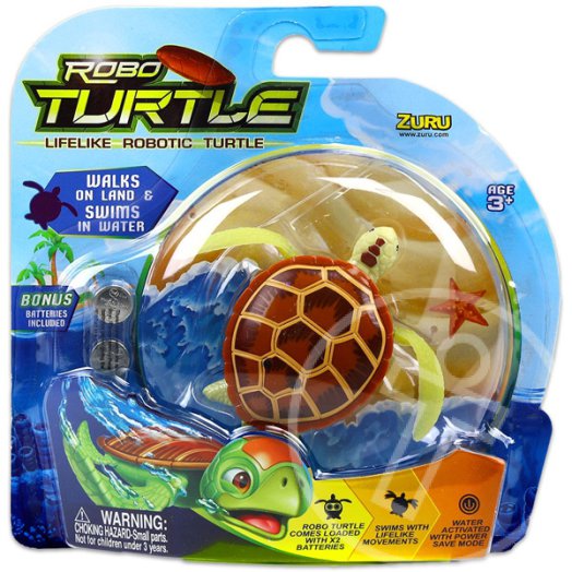 Robo turtle: teknős - barna