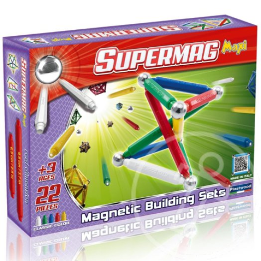 Supermag: Maxi classic 22 db-os mágneses játék