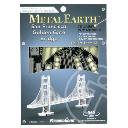Metal Earth: 3D fém modell - Golden Gate híd