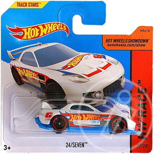 Hot Wheels: 24/seven fehér kisautó 1/64 - Mattel