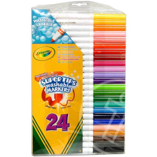 Crayola: 24 db vékony hegyű színes filctoll